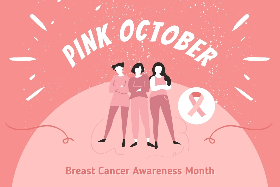 Pink October is breast cancer awareness month
